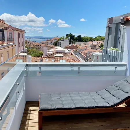 아파트 Unique By Myplaceforyou, In The Center Of With Views Over The And The Tagus River 리스본